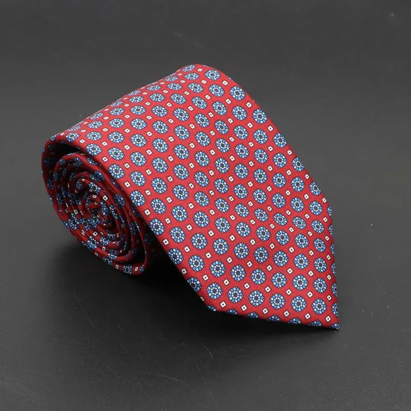 Forli · corbata estilo italiano roja made by Barlovento de Biar