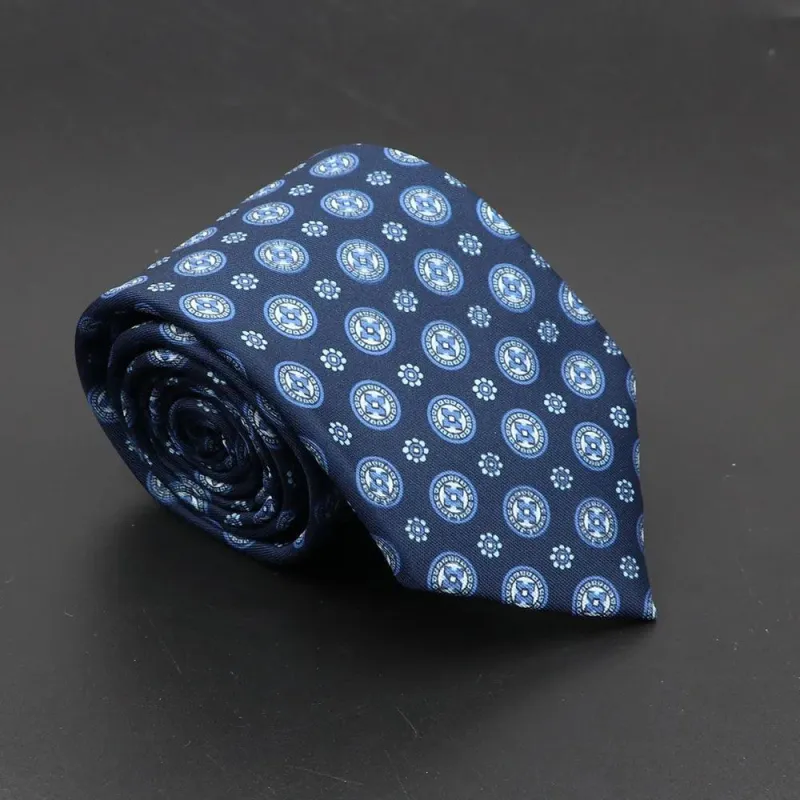 Atrani · corbata estilo italiano azul made by Barlovento de Biar