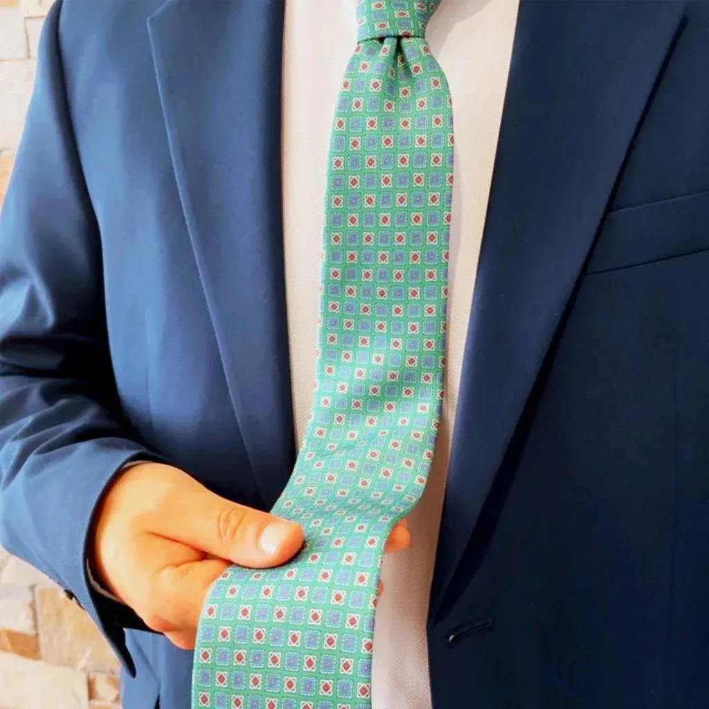 Trieste · corbata estilo italiano verde sold by Barlovento de Biar product image thumbnail 4