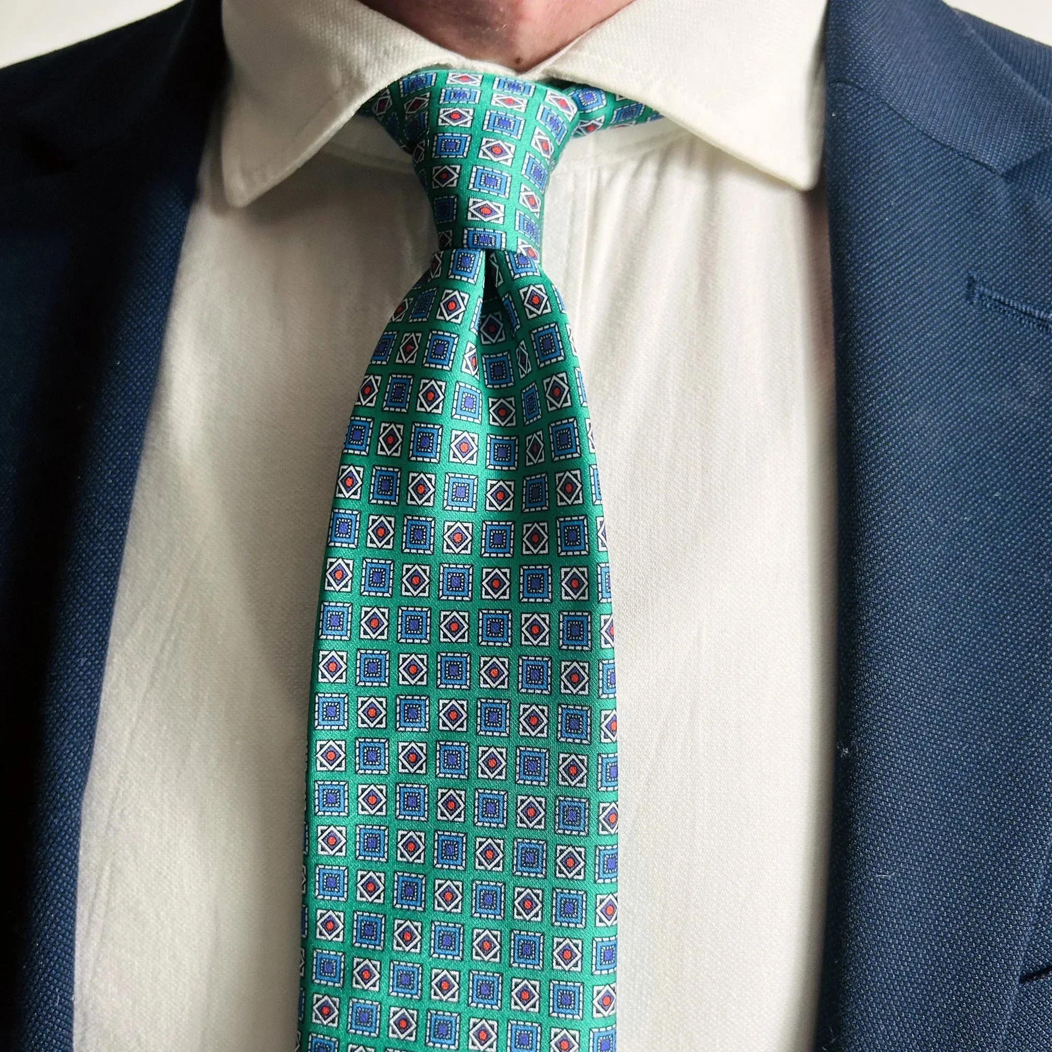 Trieste · corbata estilo italiano verde sold by Barlovento de Biar product image thumbnail 2