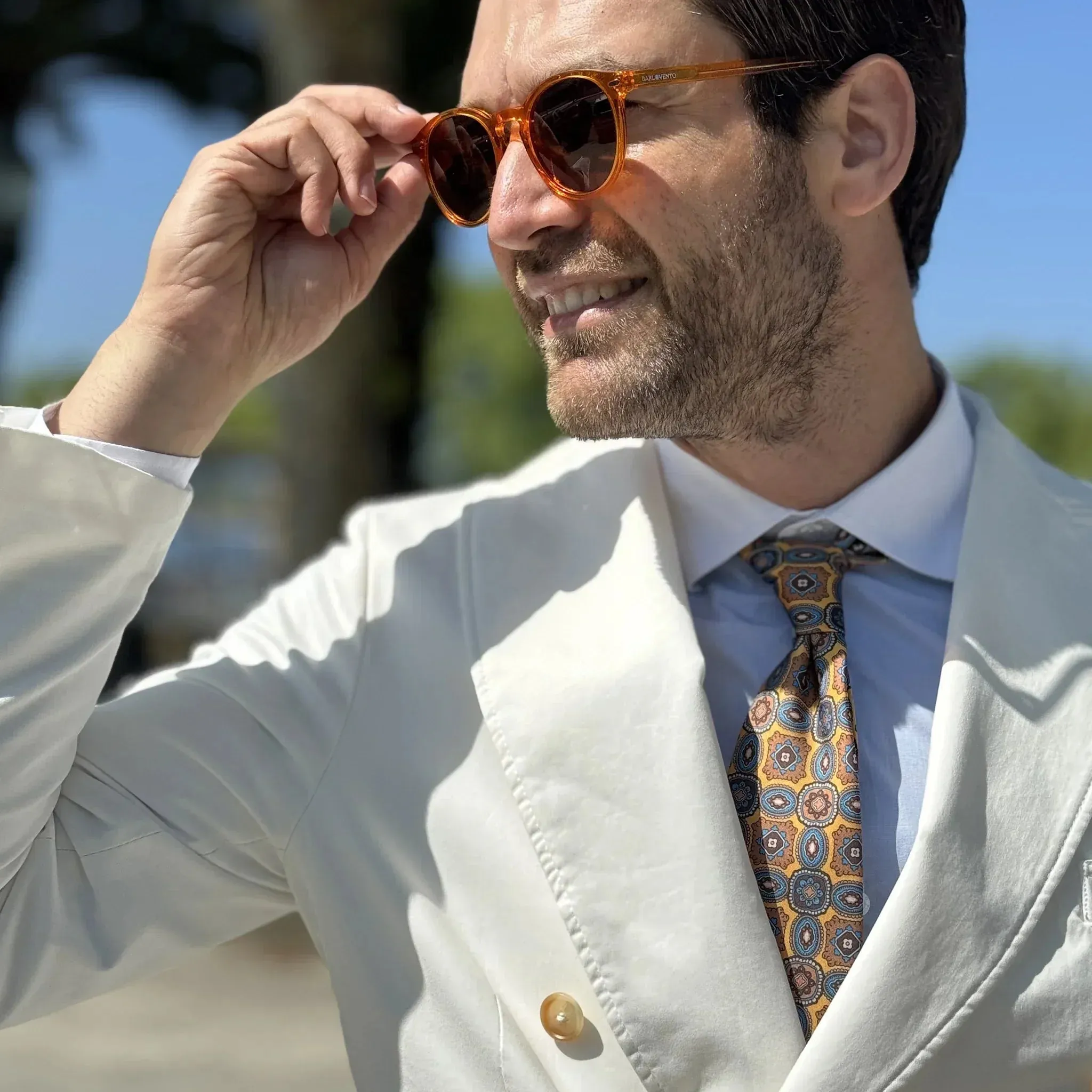Valdarno · corbata estilo italiano amarilla sold by Barlovento de Biar product image thumbnail 3