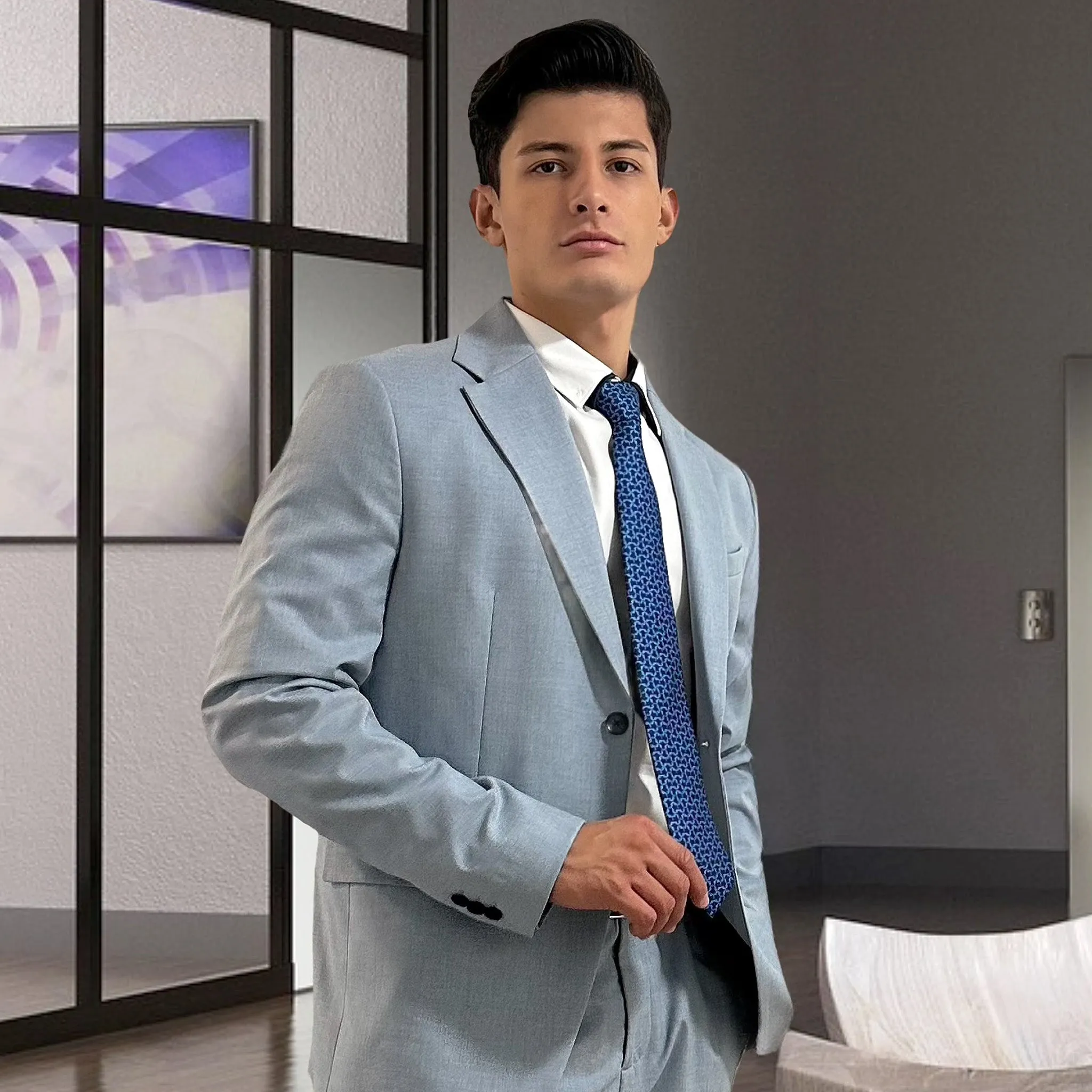 Pontremoli · corbata estilo italiano azul sold by Barlovento de Biar product image thumbnail 2