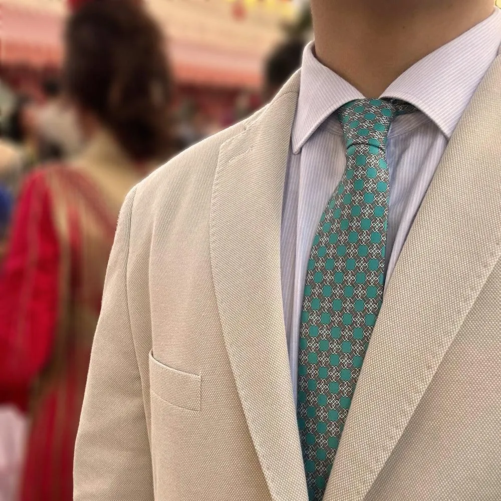 Módena · corbata estilo italiano verde sold by Barlovento de Biar product image thumbnail 2