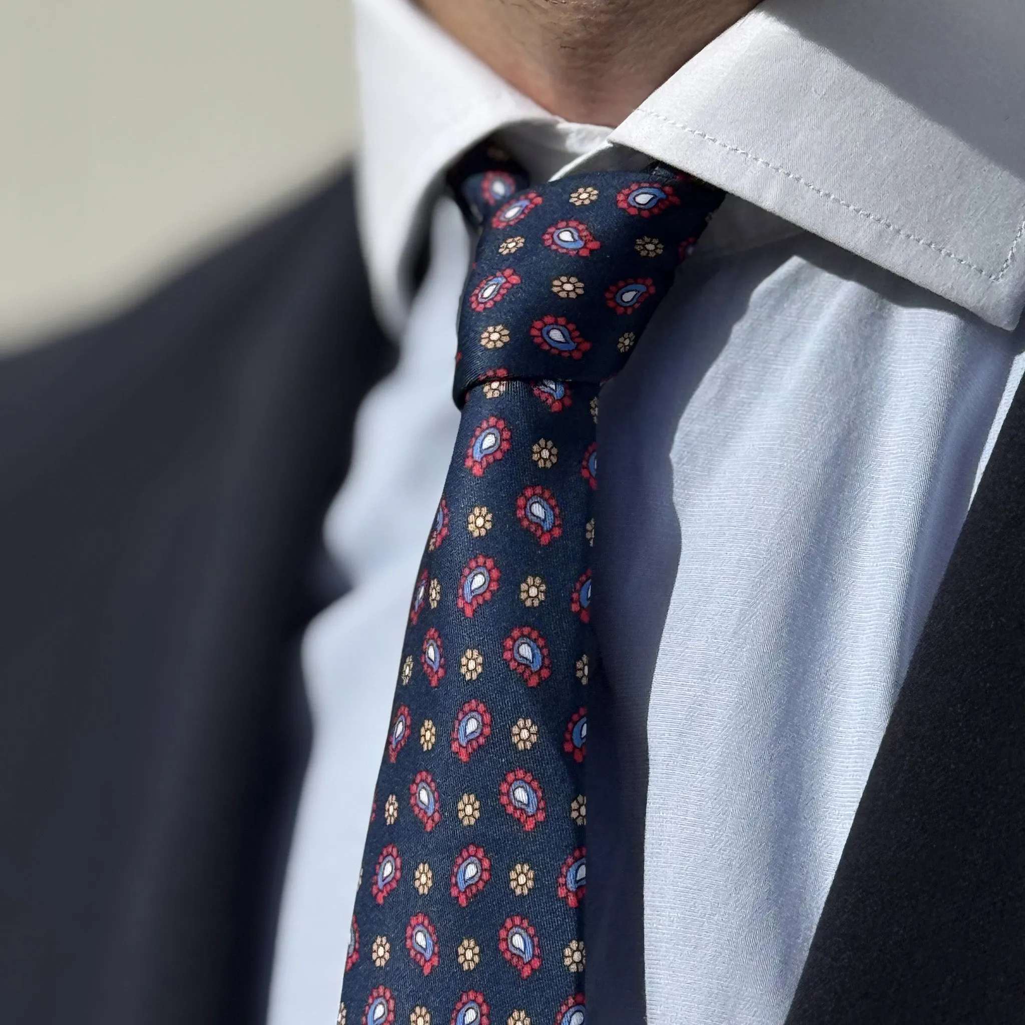 Ferrera · corbata estilo italiano azul sold by Barlovento de Biar product image thumbnail 2