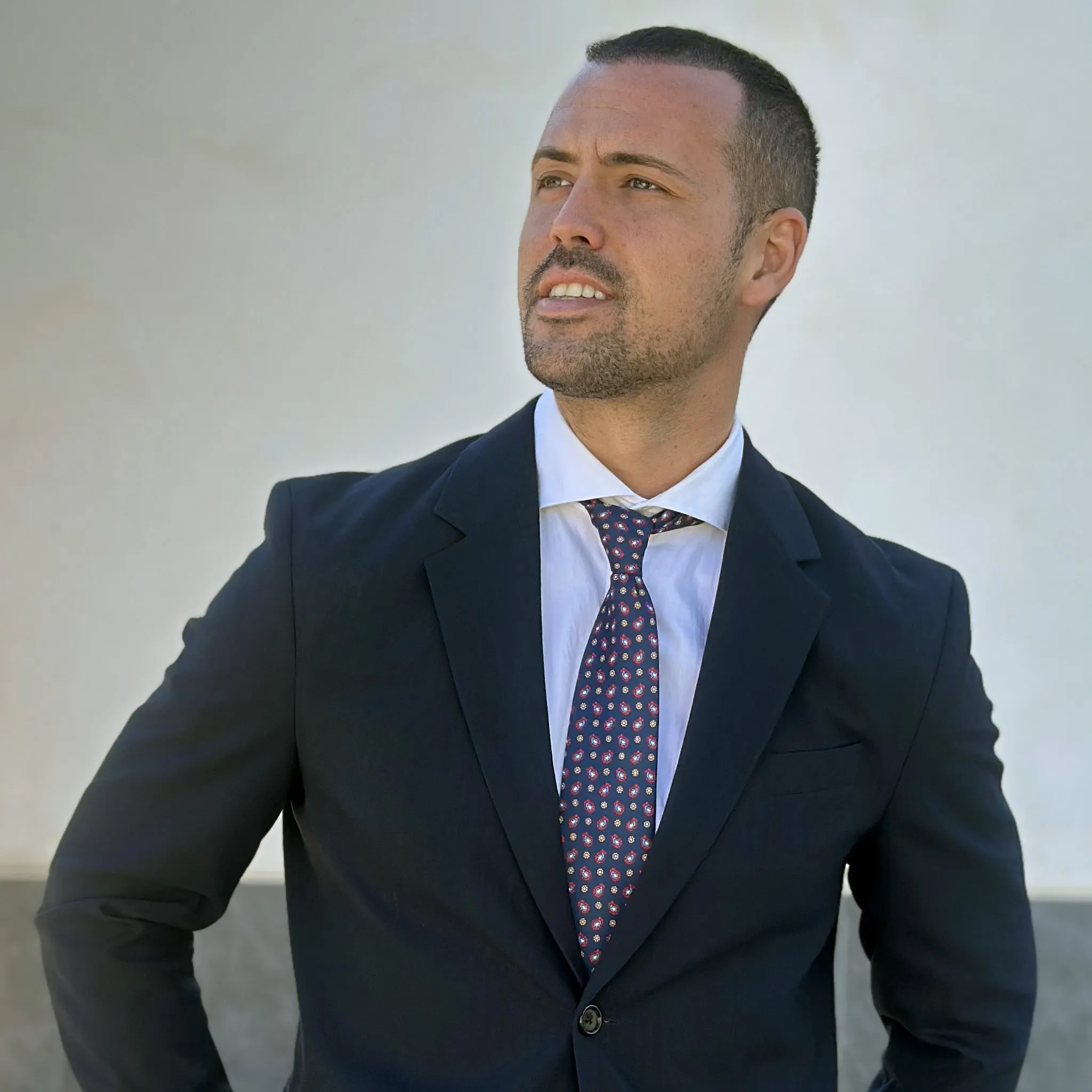 Ferrera · corbata estilo italiano azul sold by Barlovento de Biar product image thumbnail 5