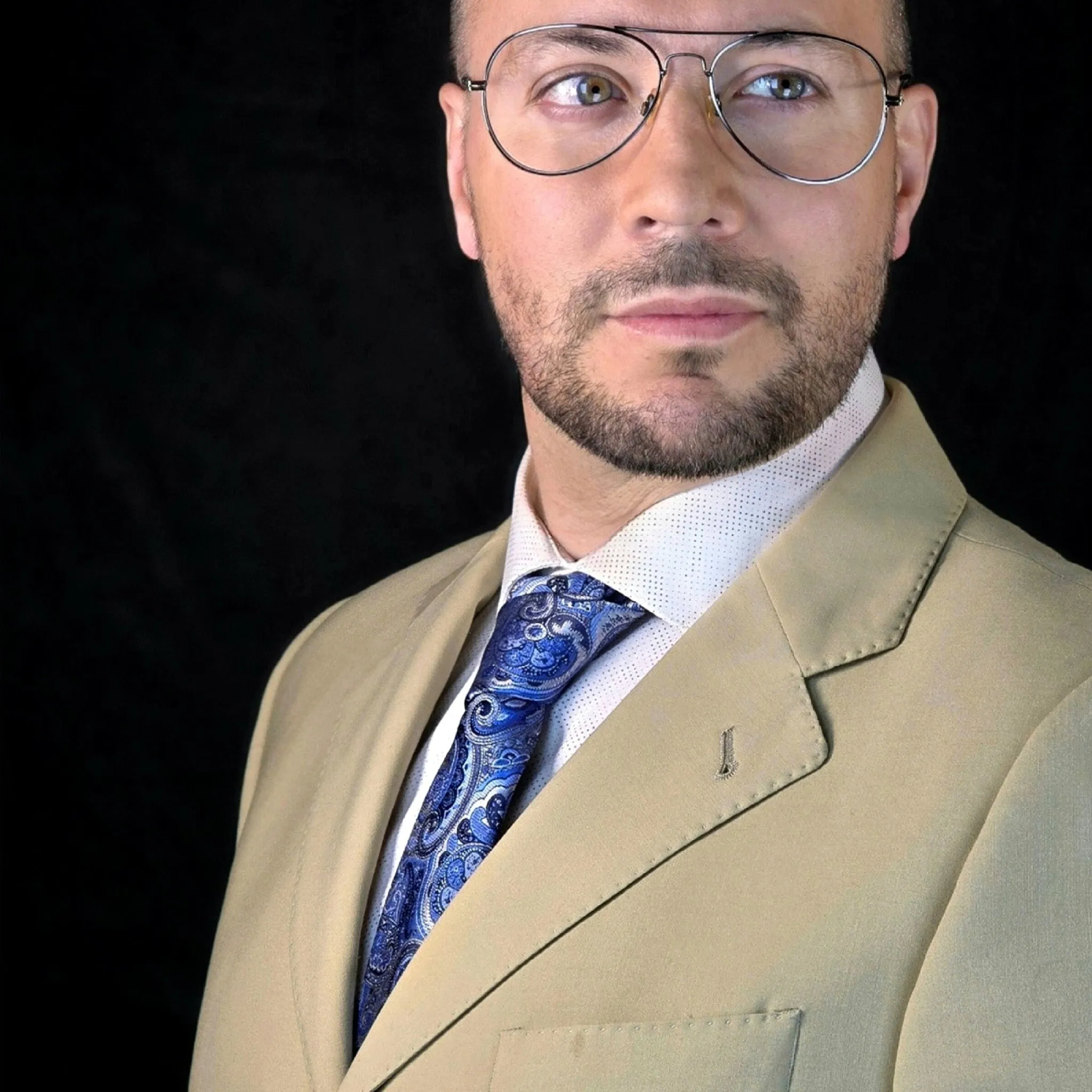 Bayonne · corbata con estampado paisley azul sold by Barlovento de Biar product image thumbnail 2