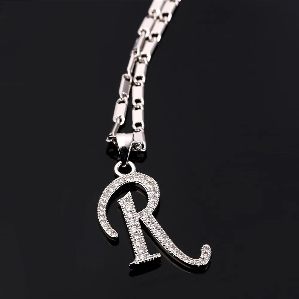 Cubic Zirconia Initial R Diamond Necklace for Women sold by FaithHeart product image thumbnail 4