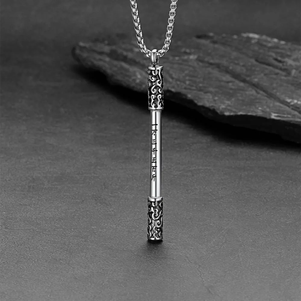 Monkey King Ruyi Jingu Bang Bar Necklace for Men sold by FaithHeart product image thumbnail 3