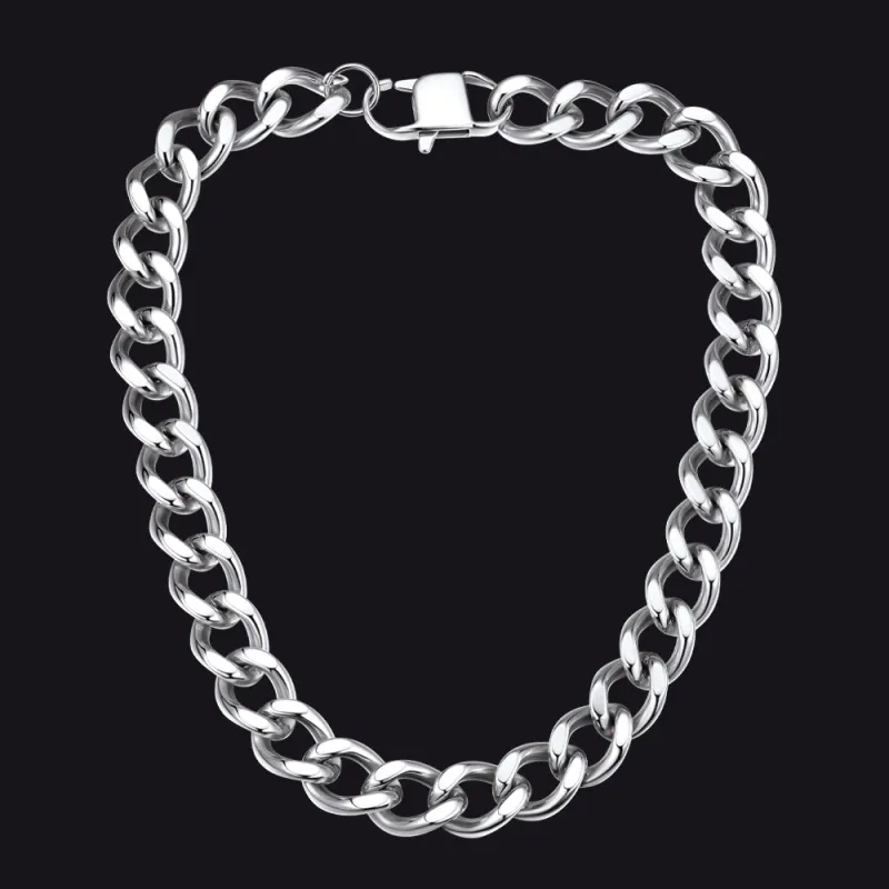 Chunky Cuban Link Chain Necklace for Women sold by FaithHeart