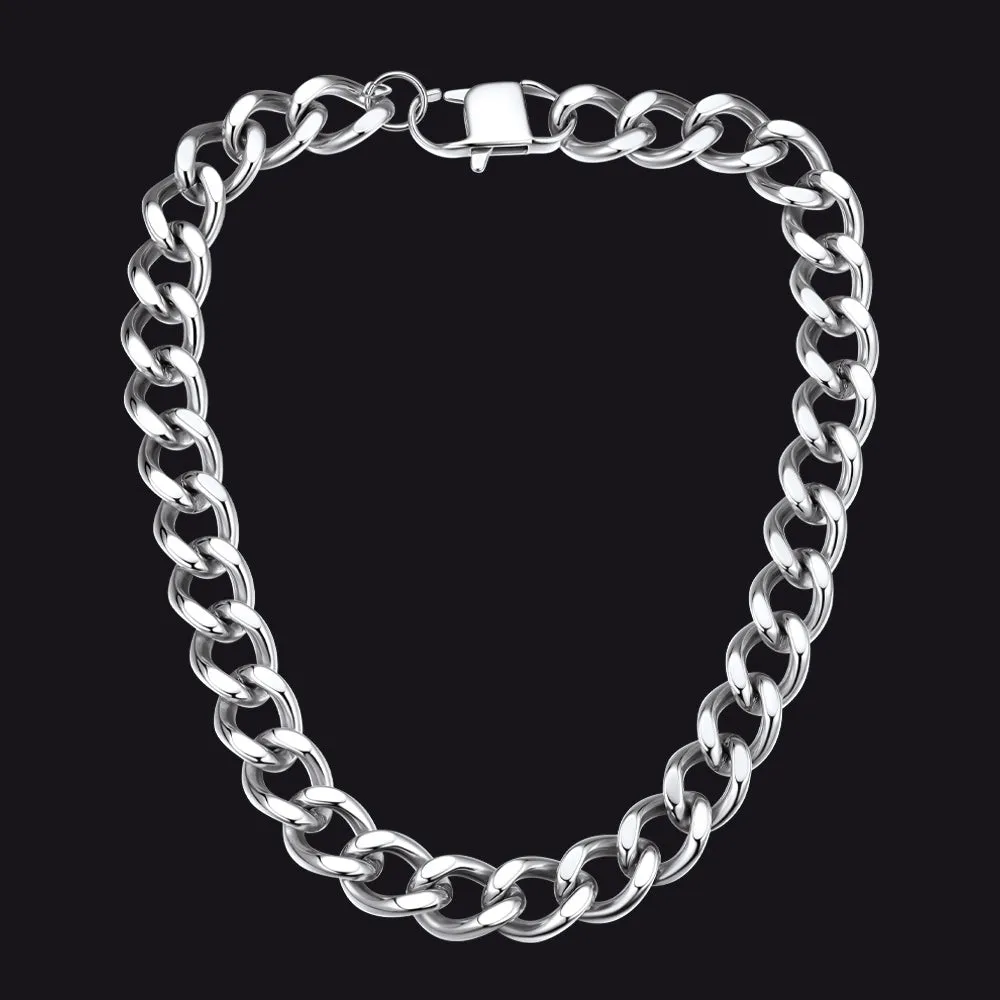 Chunky Cuban Link Chain Necklace for Women sold by FaithHeart