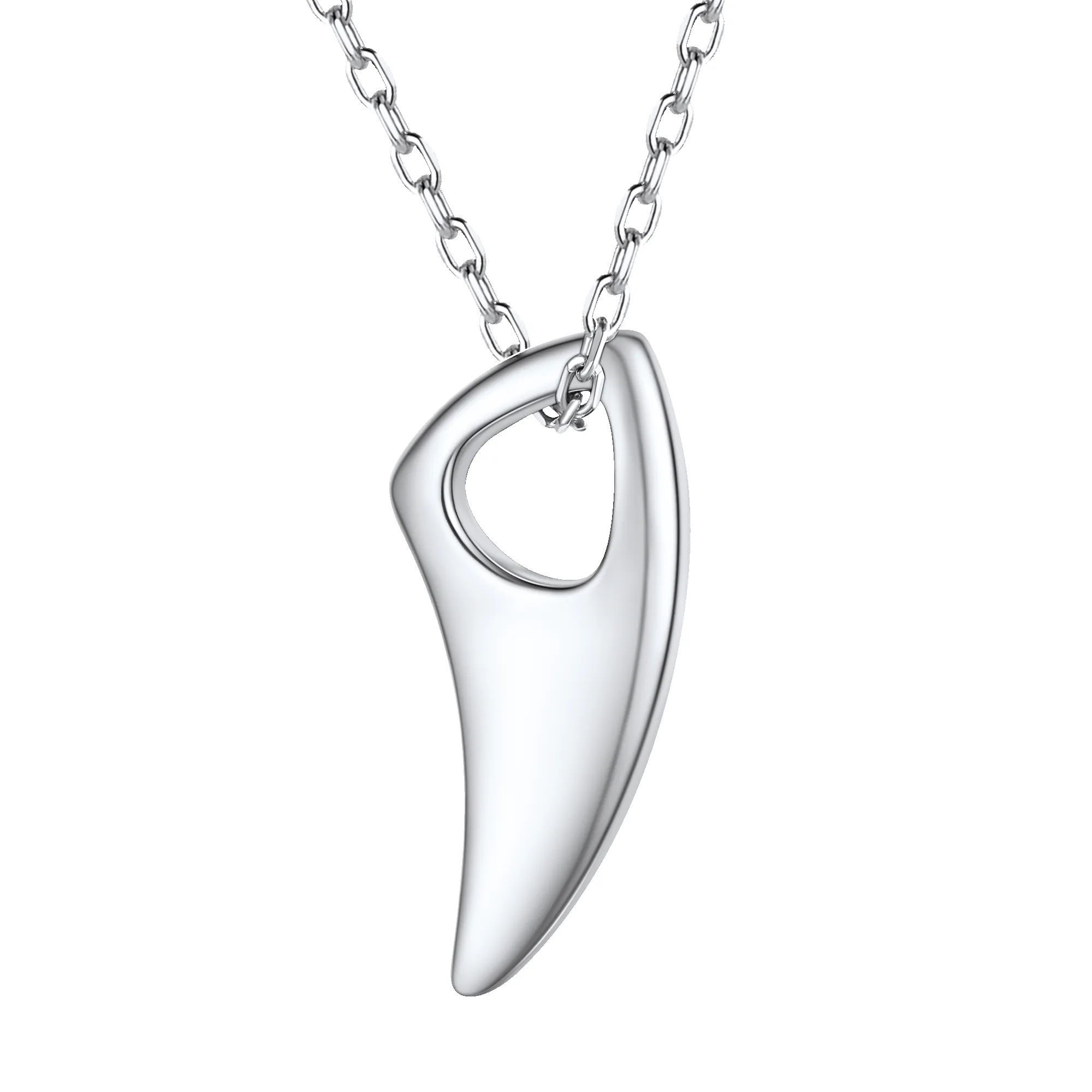 Flash Sale 925 Sterling Silver Wolf Tooth Necklace for Men sold by FaithHeart