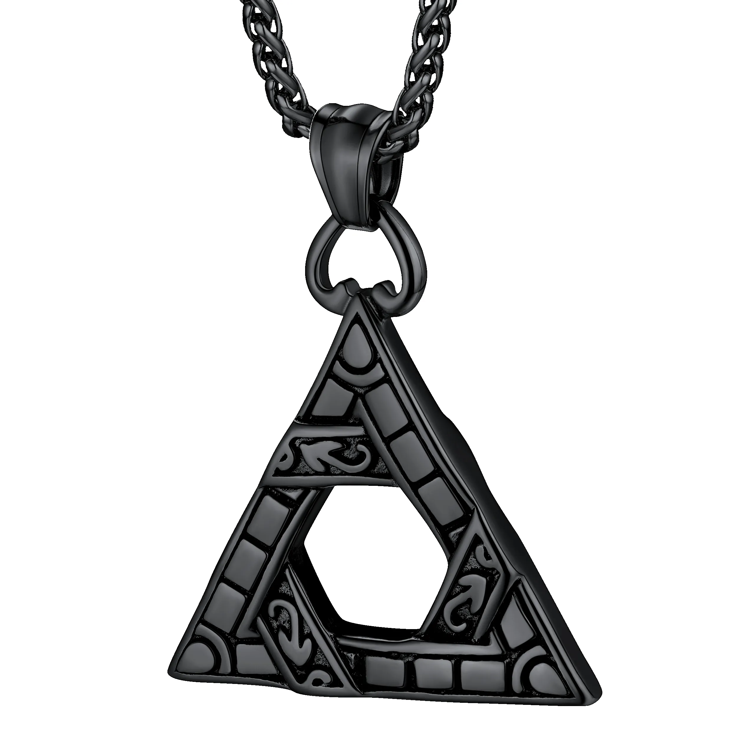 Flash Sale Gothic Triangle Necklace Pendant Necklace for Man sold by FaithHeart product image thumbnail 3