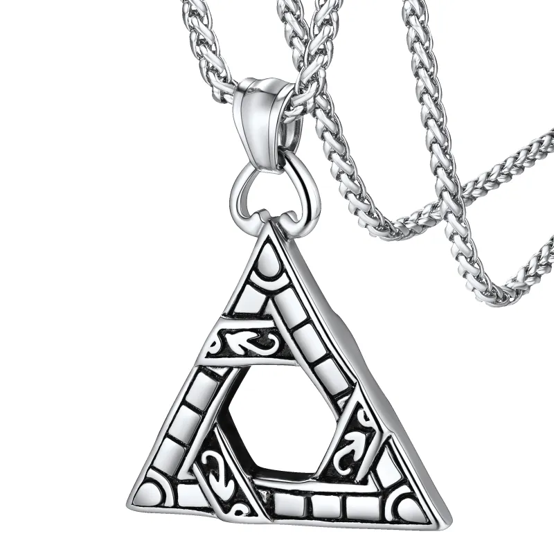 Flash Sale Gothic Triangle Necklace Pendant Necklace for Man sold by FaithHeart