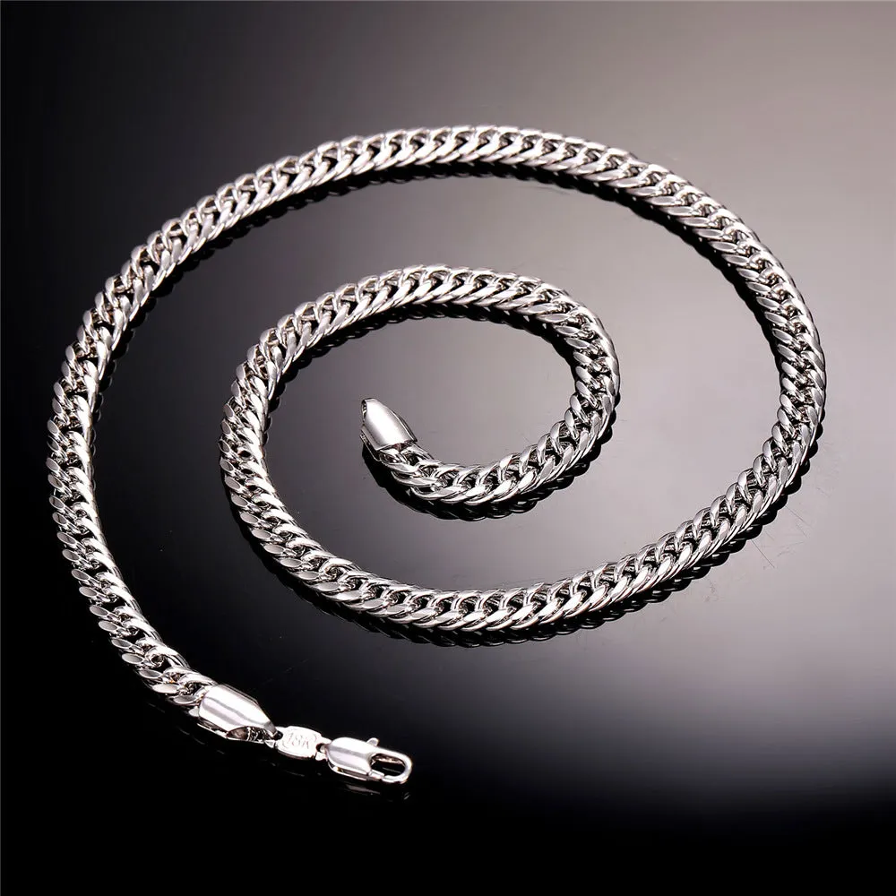 Flash Sale Classic Cuban Link Chain Necklace for Men sold by FaithHeart product image thumbnail 5