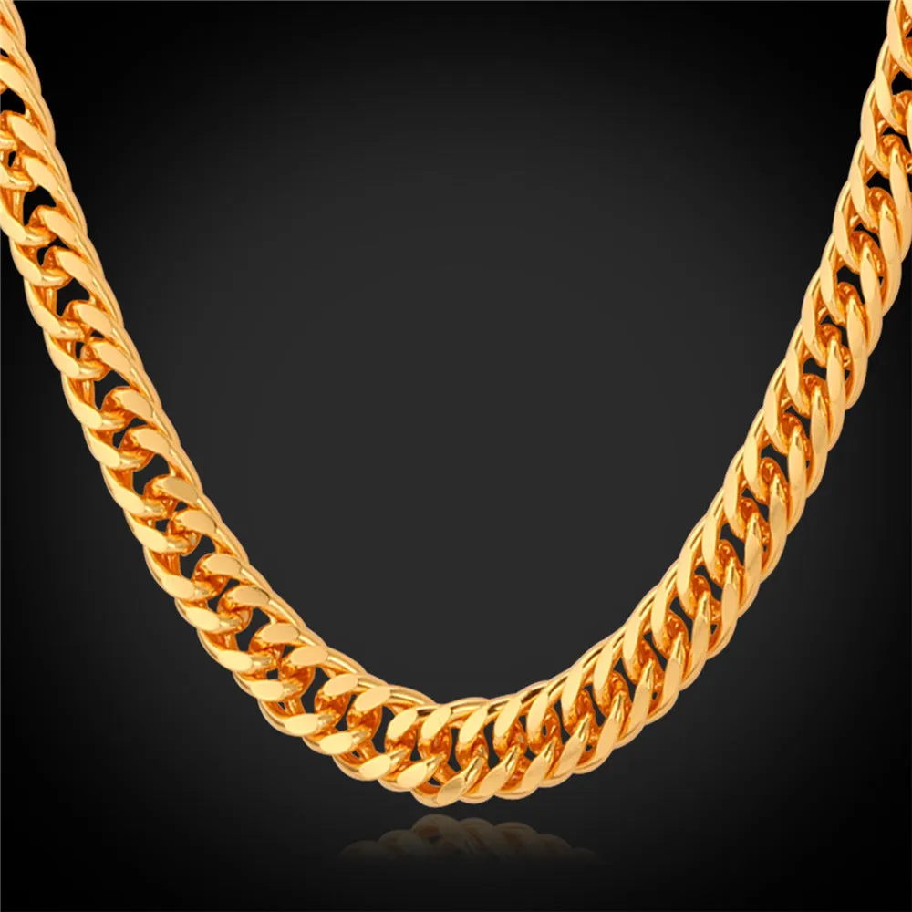 Flash Sale Classic Cuban Link Chain Necklace for Men sold by FaithHeart product image thumbnail 3