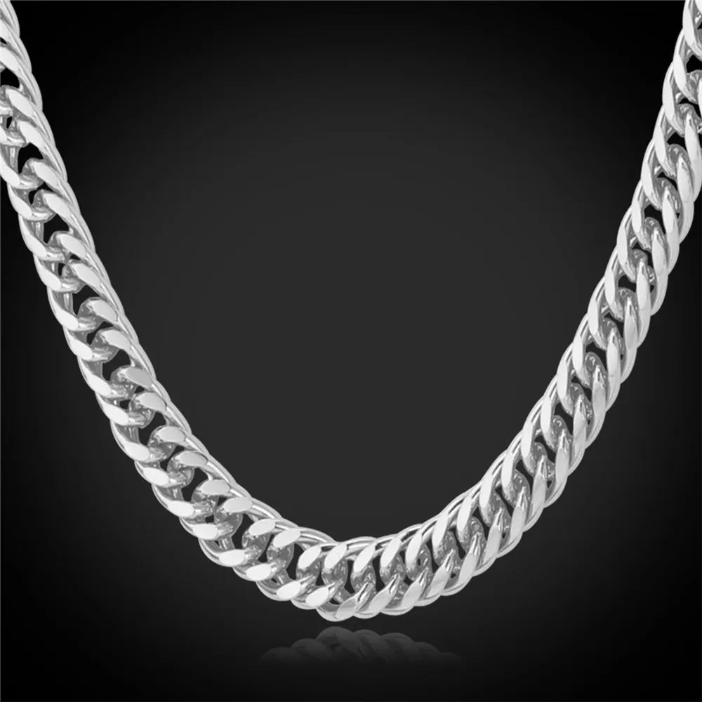Flash Sale Classic Cuban Link Chain Necklace for Men sold by FaithHeart product image thumbnail 2
