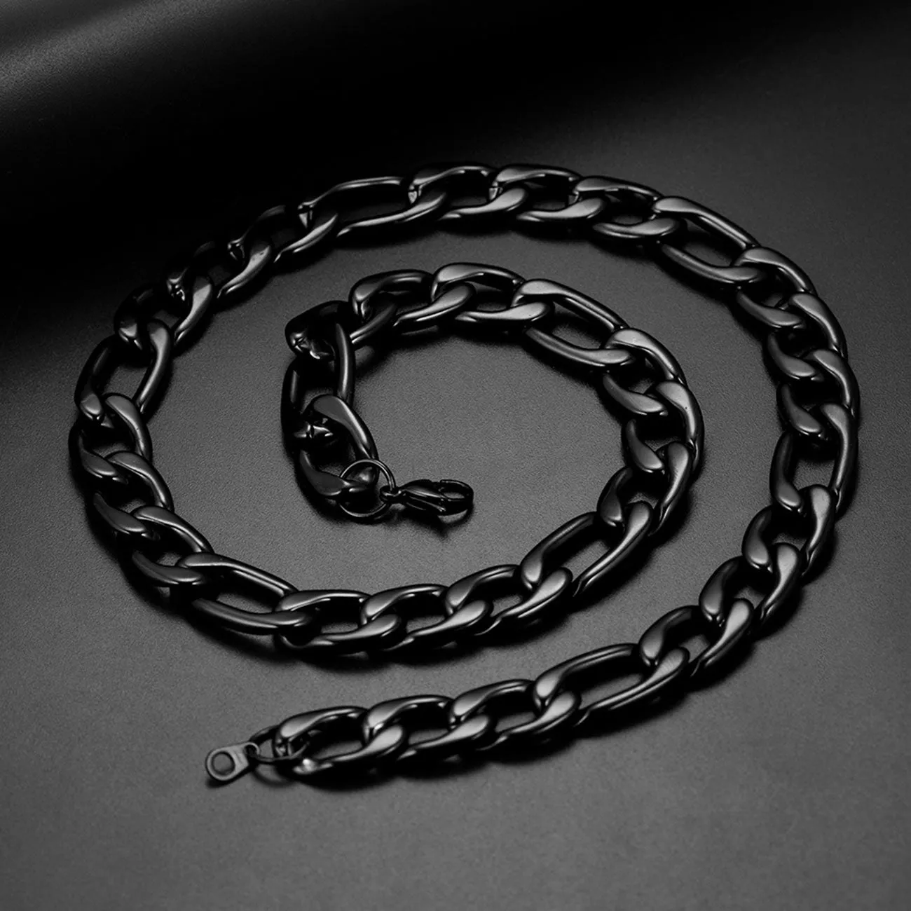 Flash Sale 12mm Figaro Chain Necklace for Men for Men sold by FaithHeart product image thumbnail 5