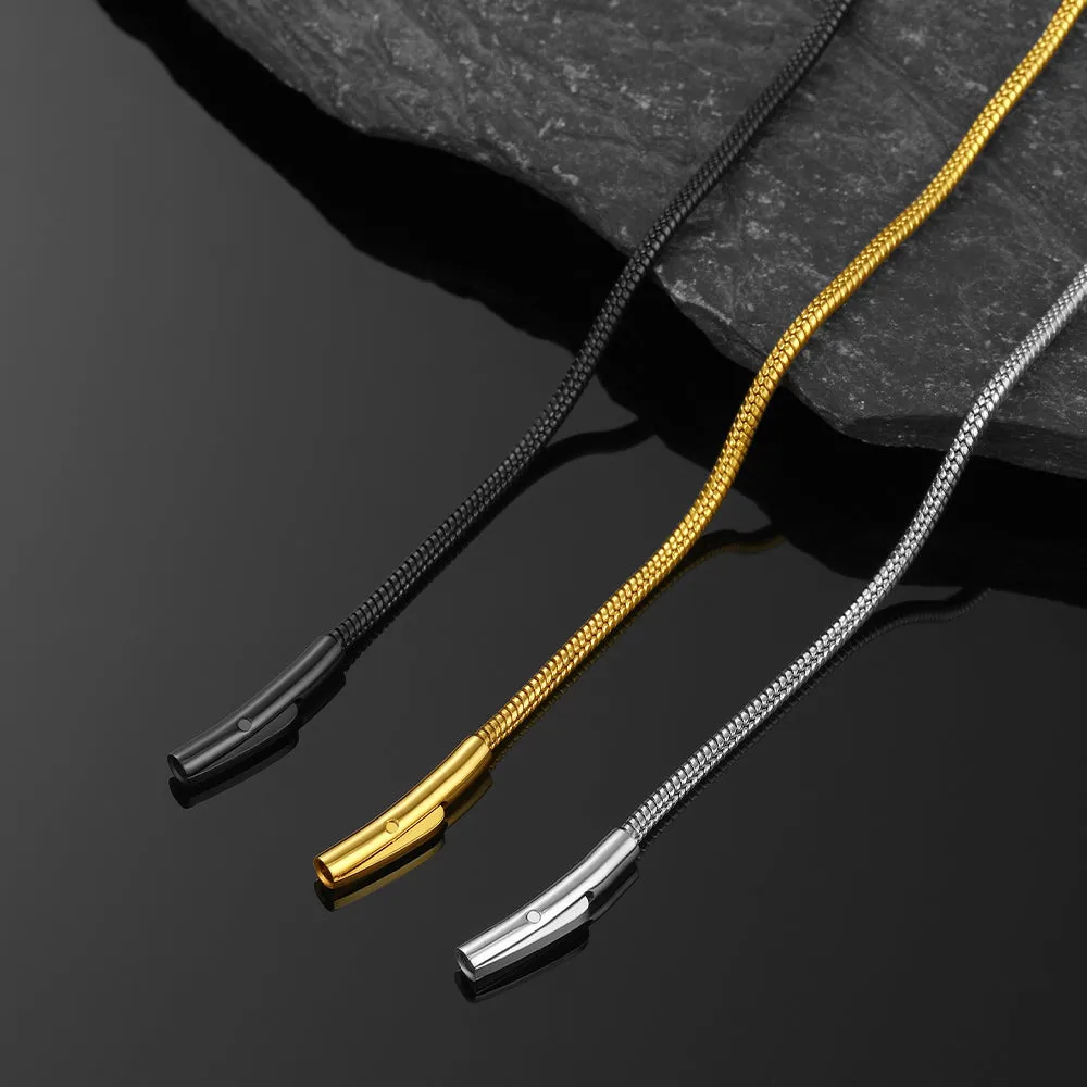 2mm Thin Snake Chain Set for Men Women sold by FaithHeart product image thumbnail 4