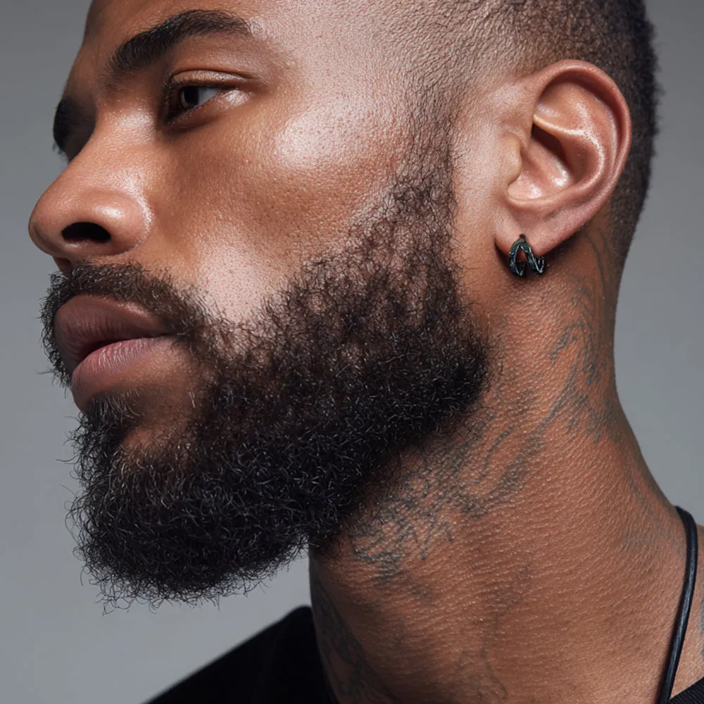 Minimalism Hoop Huggie Earrings for Men Women sold by FaithHeart product image thumbnail 2