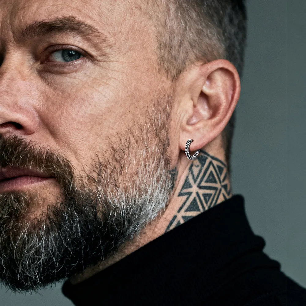 Minimalism Mobius Hoop Earrings for Men sold by FaithHeart product image thumbnail 2