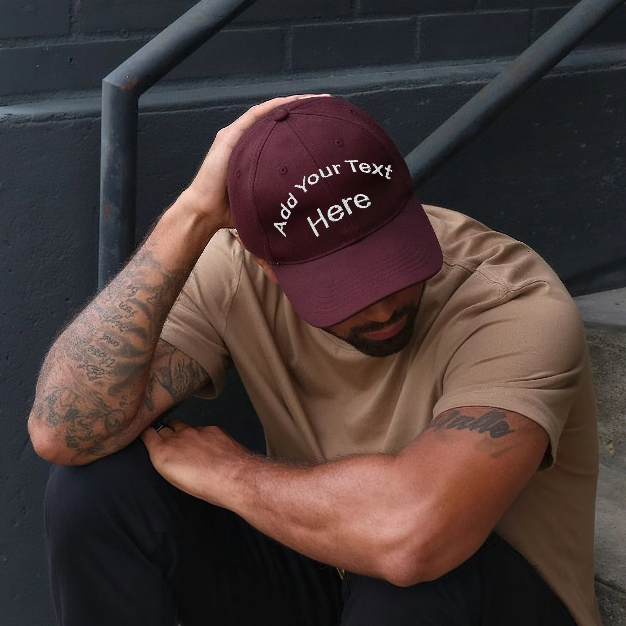 Custom Embroidery Text Hats Baseball Cap for Men Women sold by FaithHeart product image thumbnail 3