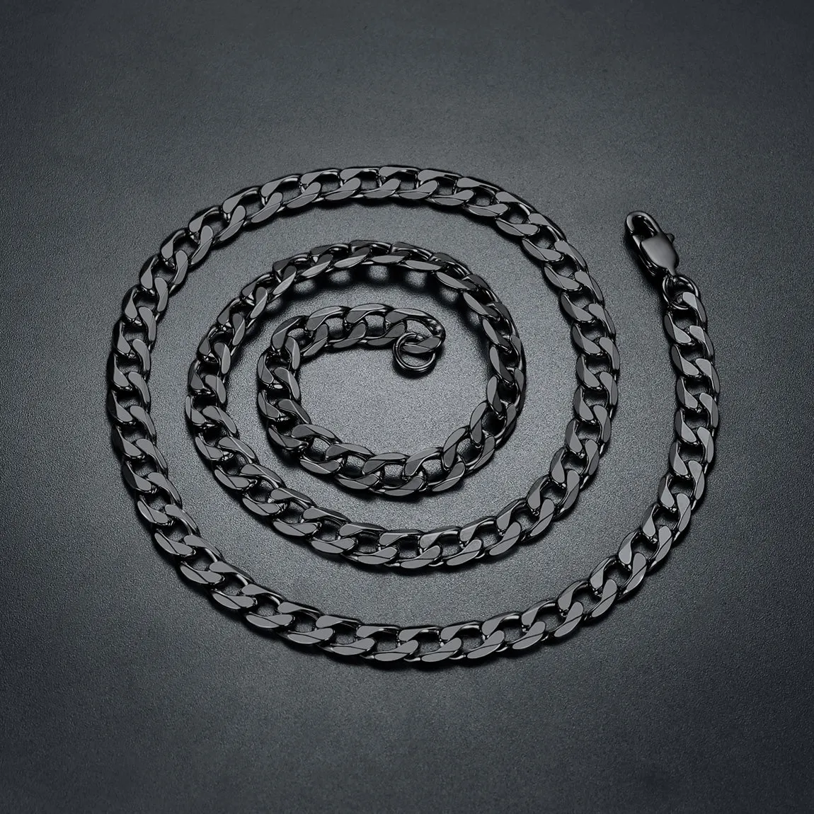 Poseidon Trident & Curb Chain Layered Necklaces Set for Men sold by FaithHeart product image thumbnail 5