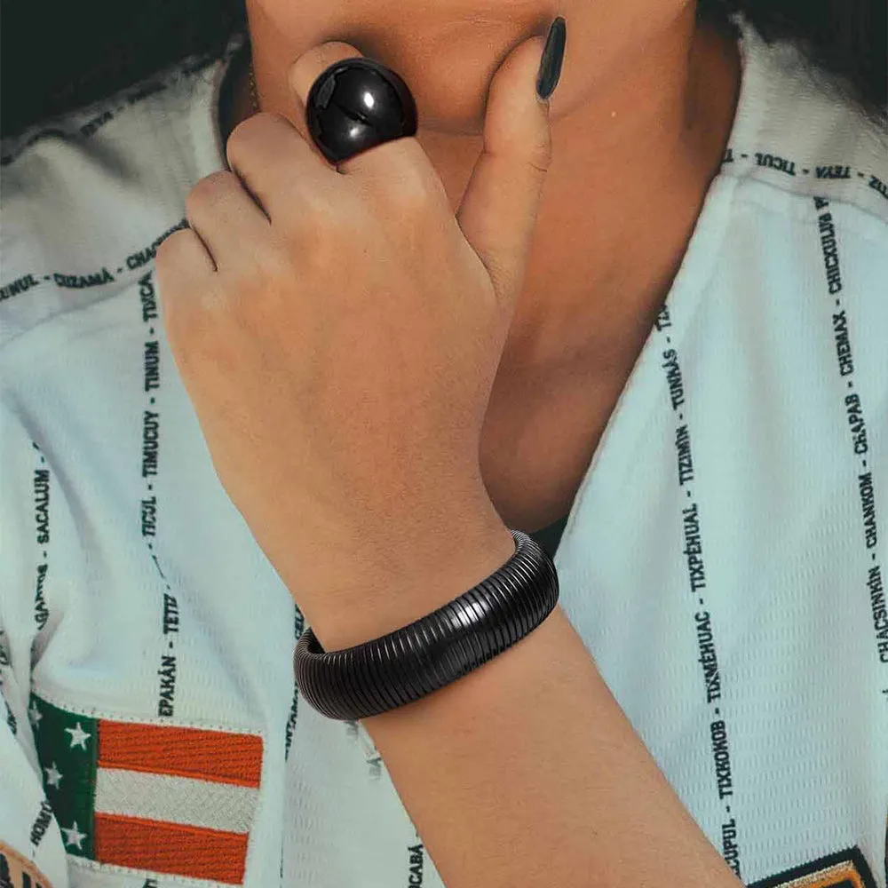 Stretch Chain Bangle Bracelet for Women Men, 10/16/20mm Width sold by FaithHeart product image thumbnail 2