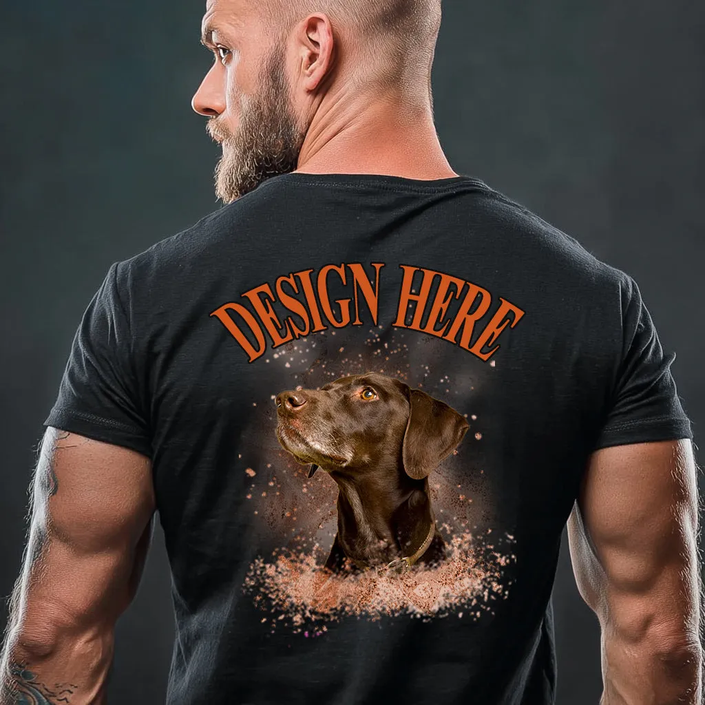 Custom Bootleg Tee Photo and Text T-Shirt, Unisex Cotton Tee sold by FaithHeart product image thumbnail 2