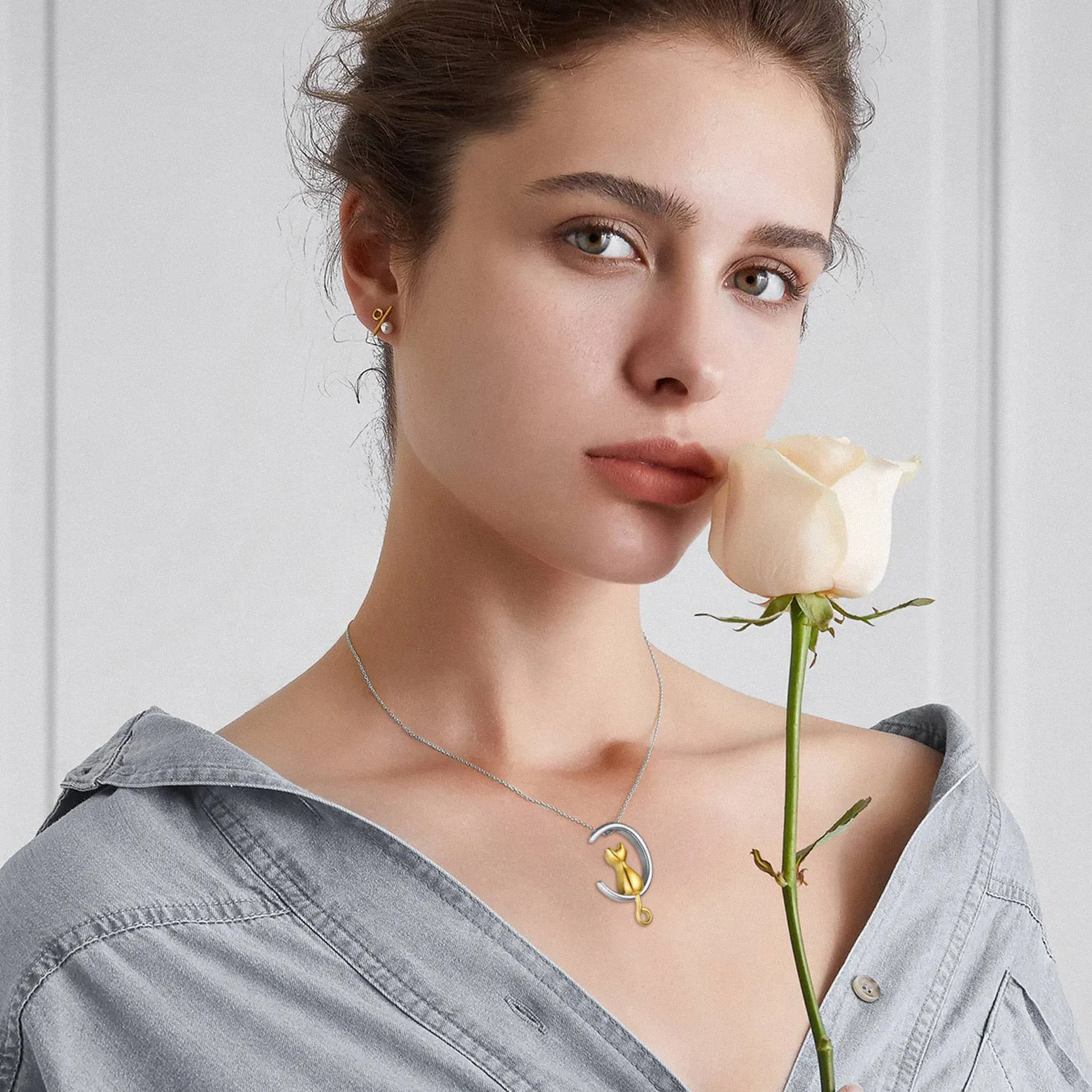 Customized Pet Cat Urn Necklace for Ashes Memorial Gift sold by FaithHeart product image thumbnail 3