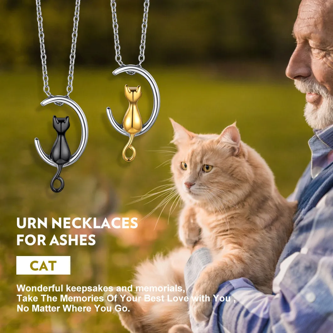 Customized Pet Cat Urn Necklace for Ashes Memorial Gift sold by FaithHeart product image thumbnail 4