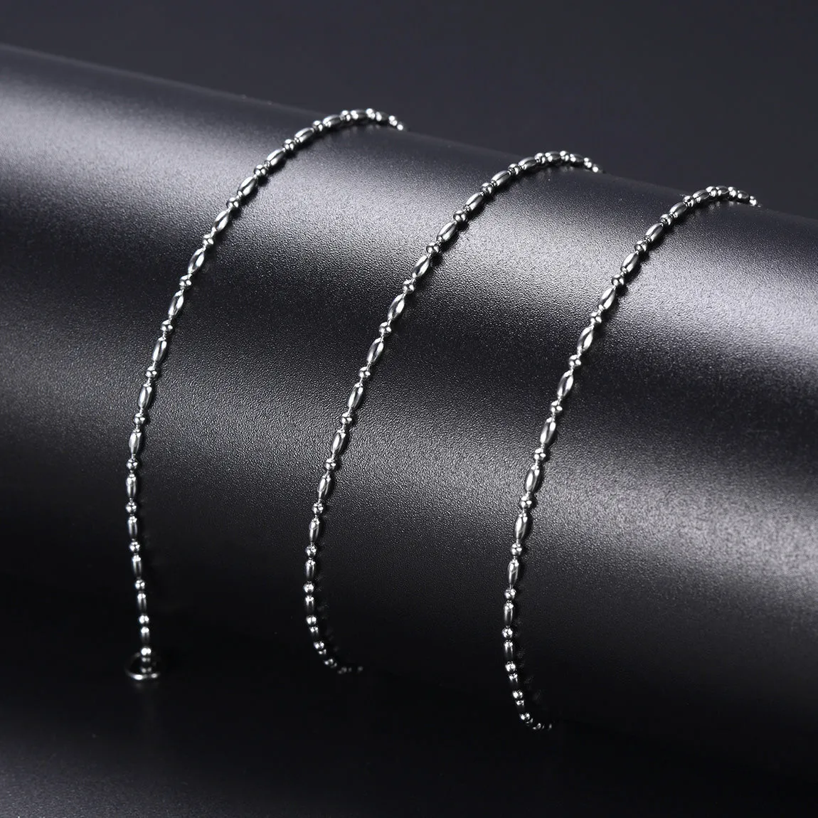 1.5MM Stainless Steel Slim Rope Chain Necklace for Men Women sold by FaithHeart product image thumbnail 5