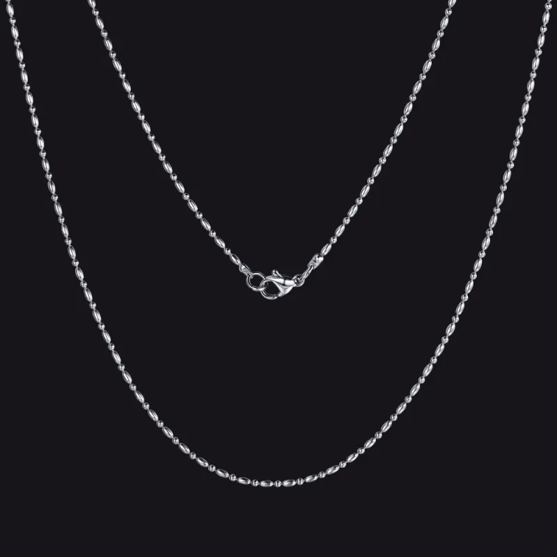 1.5MM Stainless Steel Slim Rope Chain Necklace for Men Women sold by FaithHeart