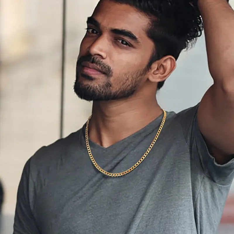 5MM Flat Curb Cuban Chain Link Necklace for Men Women sold by FaithHeart product image thumbnail 2