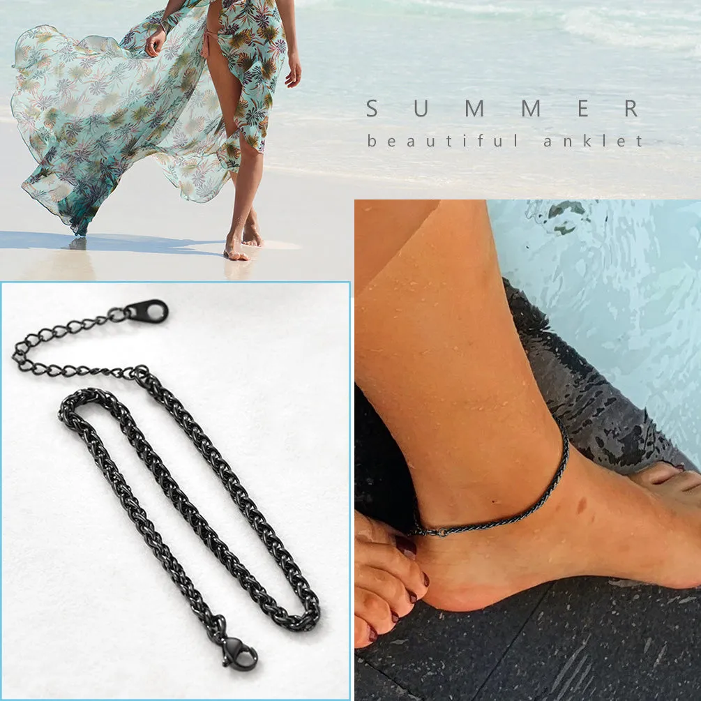 Stainless Steel Chain Anklets for Women sold by FaithHeart product image thumbnail 5