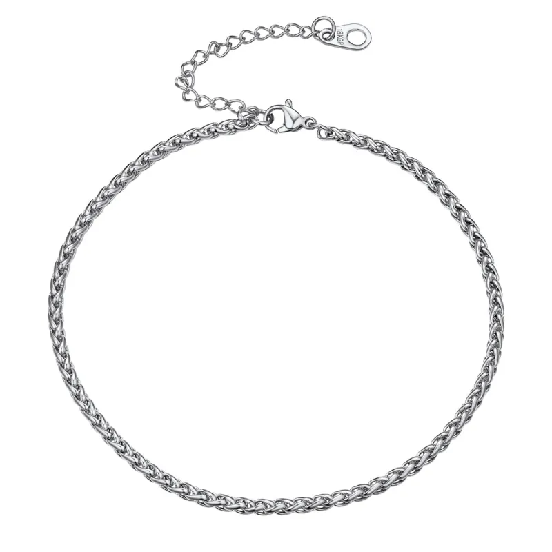 Stainless Steel Chain Anklets Beach Jewelry for Women sold by FaithHeart
