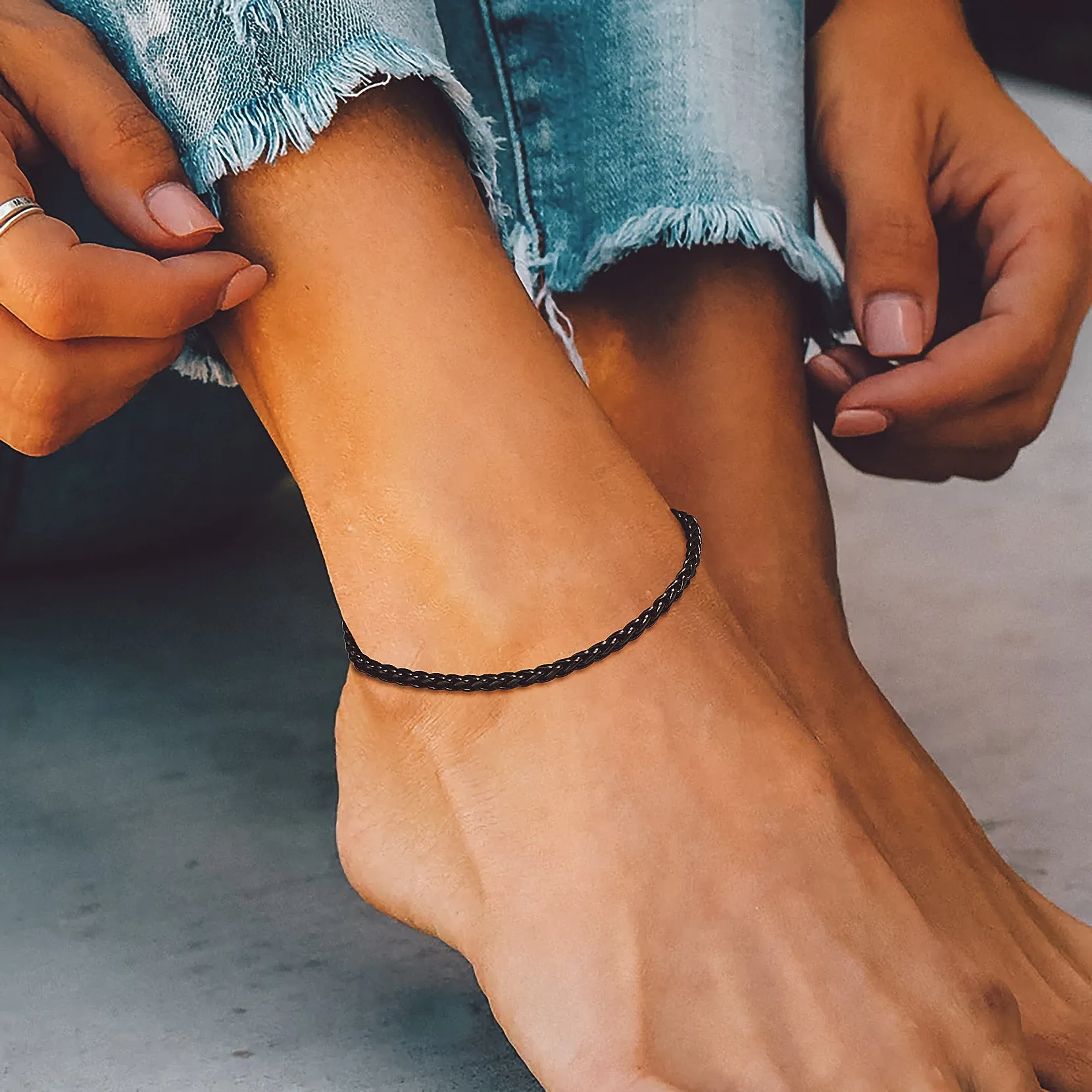 Stainless Steel Chain Anklets for Women sold by FaithHeart product image thumbnail 2