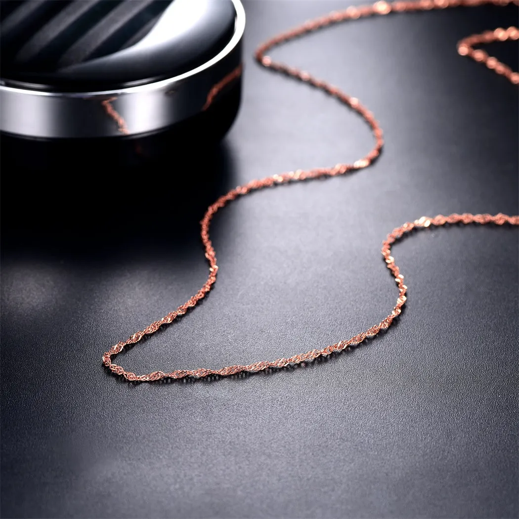 925 Sterling Silver 1.6mm Slim Chains Necklace for Women Men sold by FaithHeart product image thumbnail 5