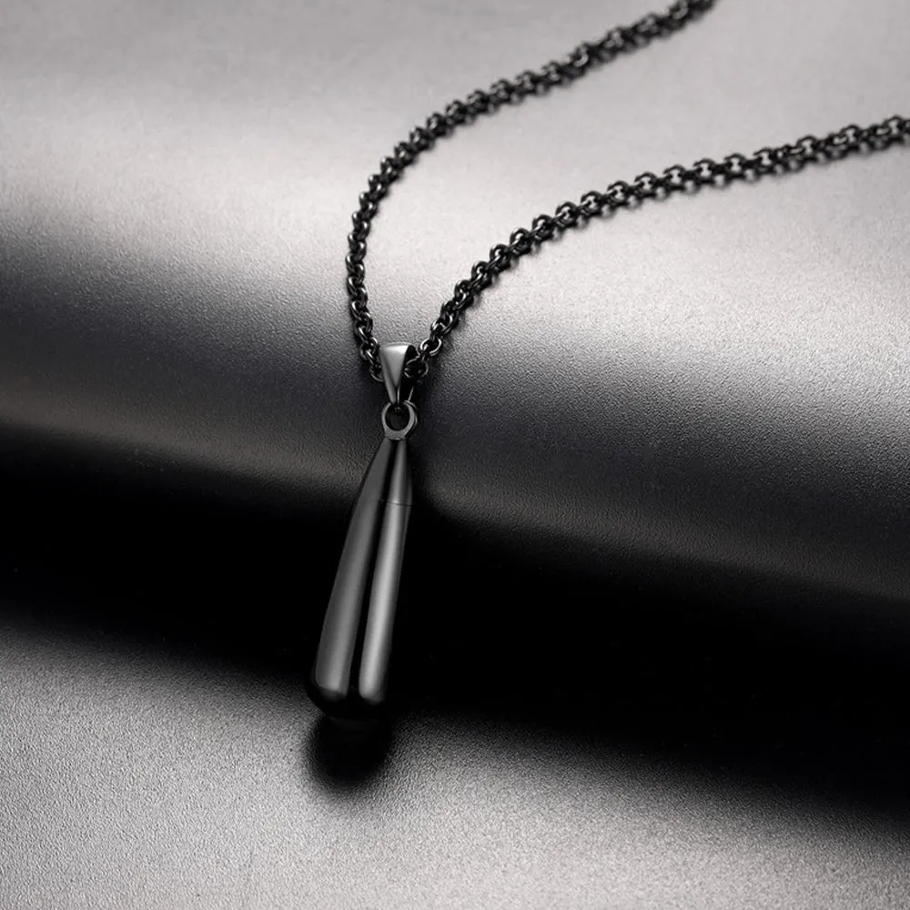 Engraved Cremation Tear Drop Urn Necklace for Ashes for Men Women sold by FaithHeart product image thumbnail 5