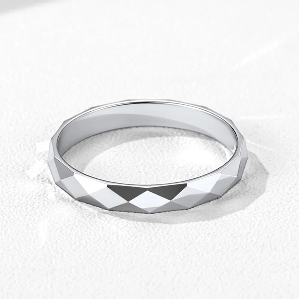925 Sterling Silver 3mm Minimalist Band Rings for Men Women sold by FaithHeart product image thumbnail 5