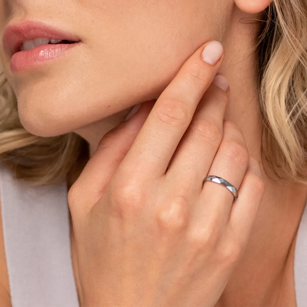 925 Sterling Silver 3mm Minimalist Band Rings for Men Women sold by FaithHeart product image thumbnail 2