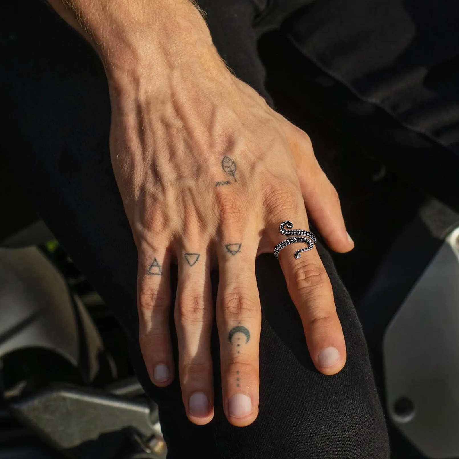 925 Sterling Silver Gothic Animal Octopus Ring for Women Men sold by FaithHeart product image thumbnail 2