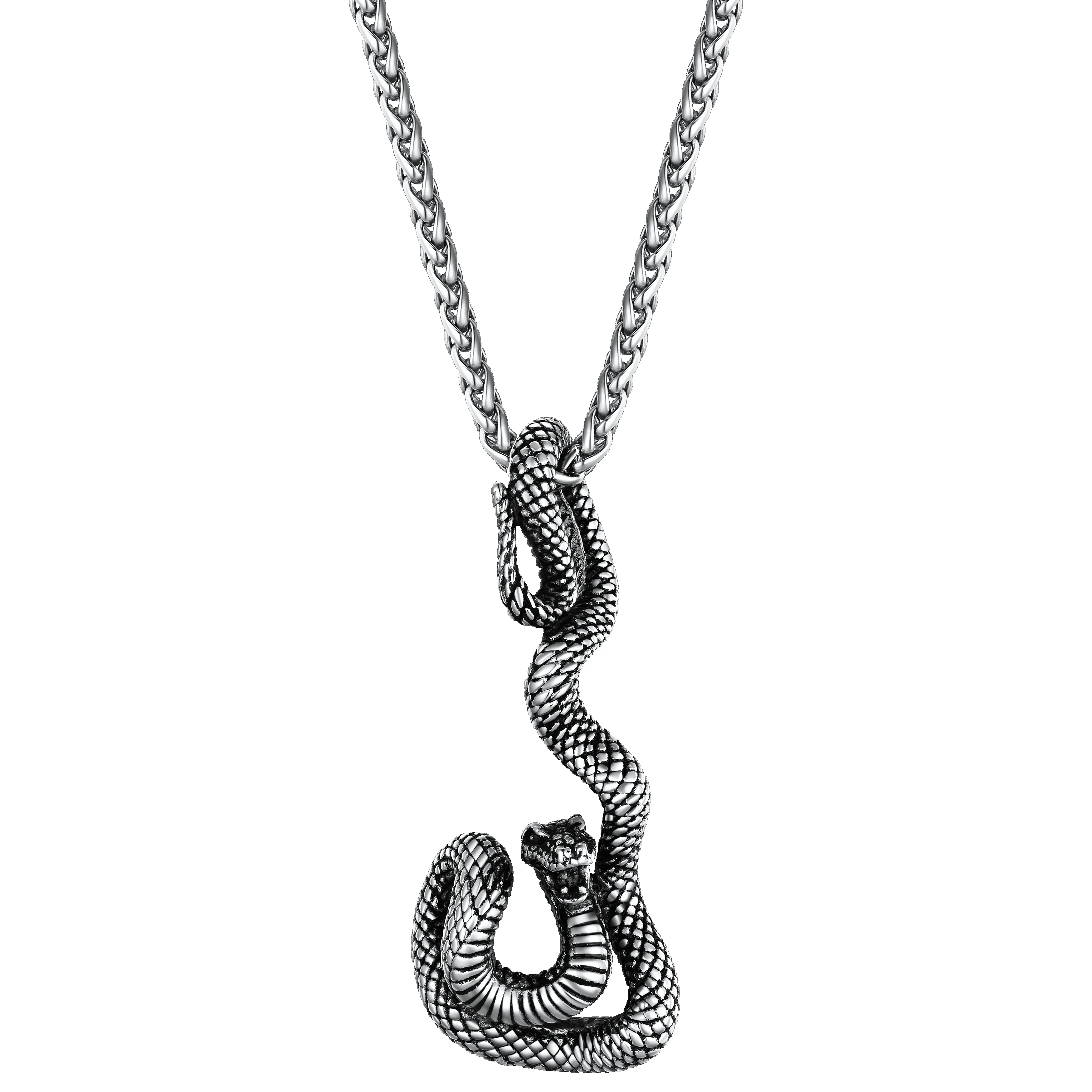 Flash Sale Gothic Snake Pendant Necklace for Men sold by FaithHeart
