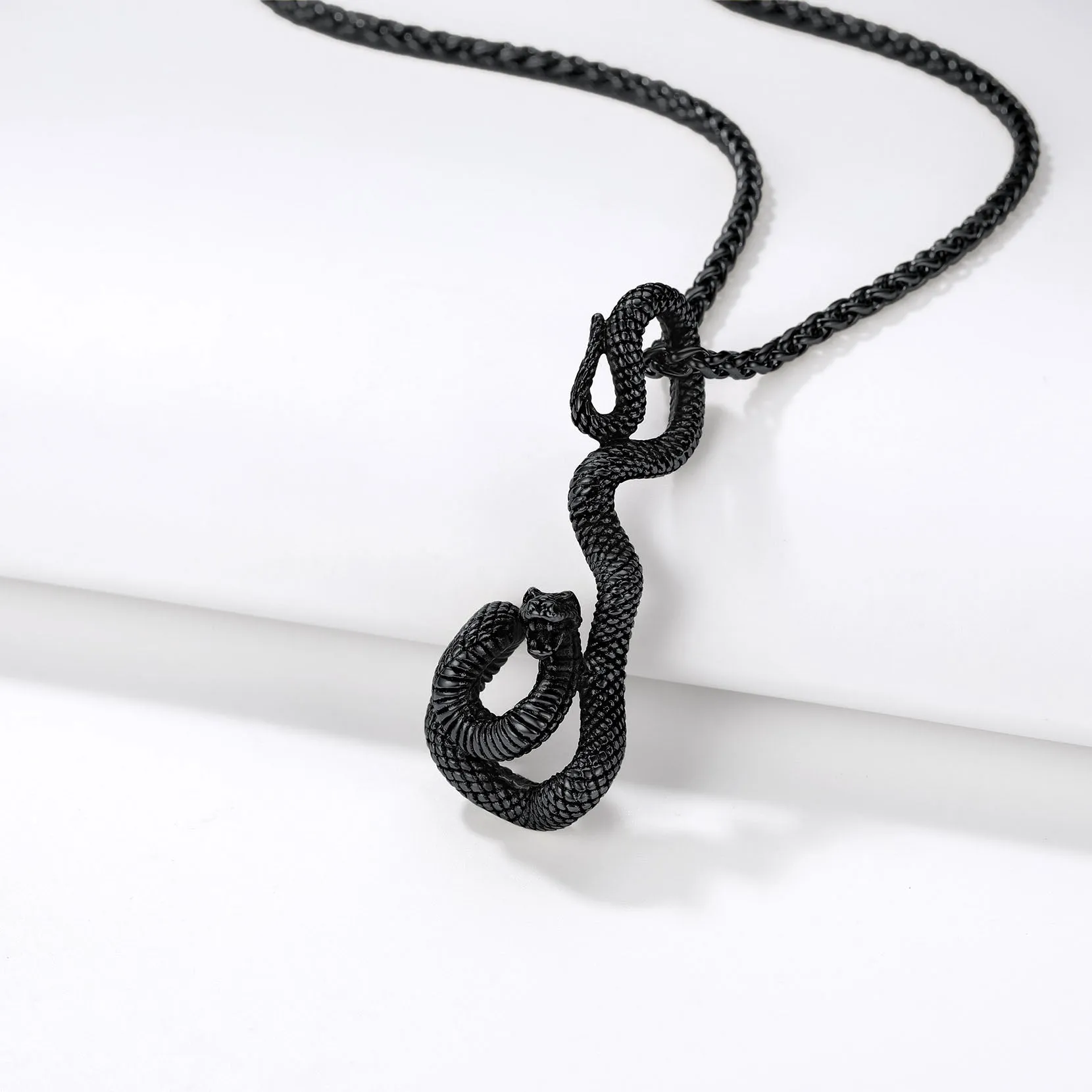 Flash Sale Gothic Snake Pendant Necklace for Men sold by FaithHeart product image thumbnail 4