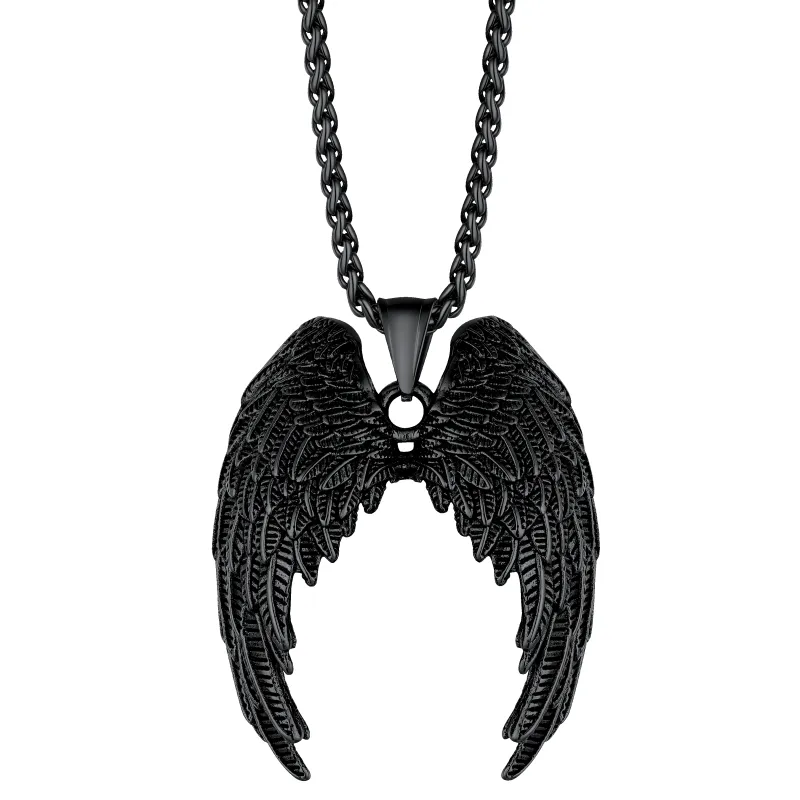 Flash Sale Angel Wings Pendant Necklace for Men women sold by FaithHeart