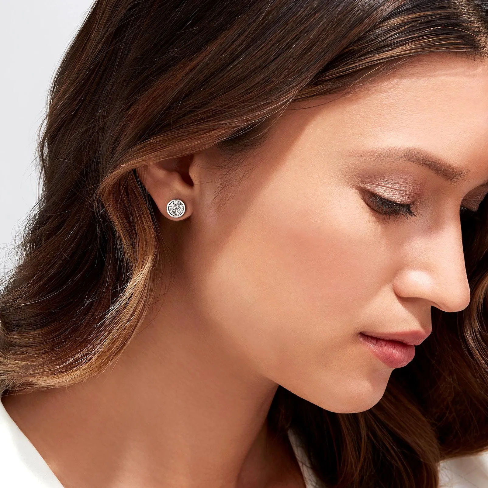 Flash Sale Sterling Silver Cubic Zirconia Stud Earrings for Women Men 5mm 7mm 9mm sold by FaithHeart product image thumbnail 2