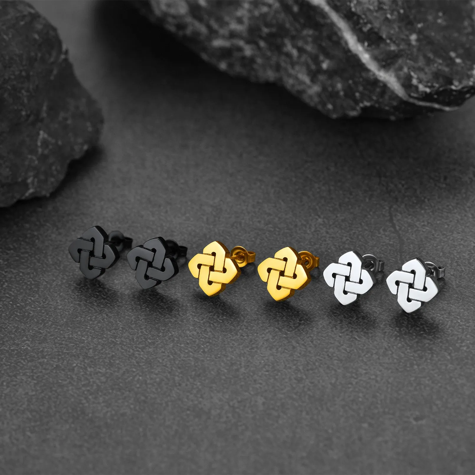 Flash Sale Celtic Stud Earring for Men sold by FaithHeart product image thumbnail 4