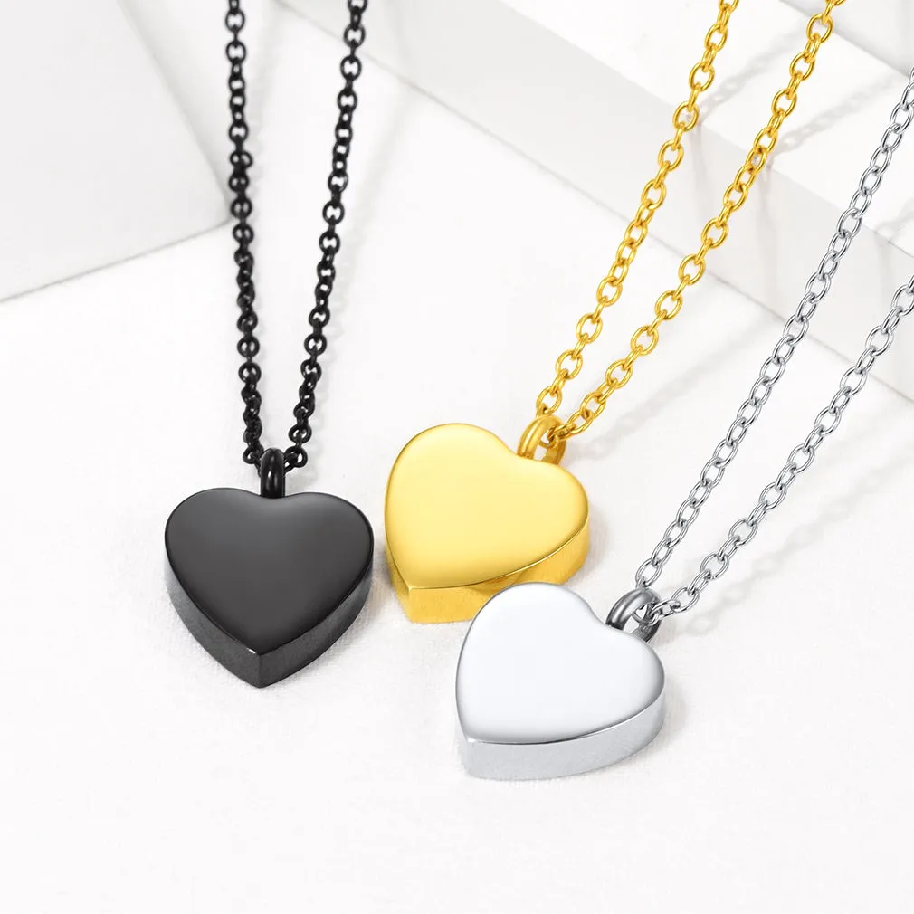 Customized Heart Urn Necklace for Ashes Cremation Jewelry sold by FaithHeart product image thumbnail 4