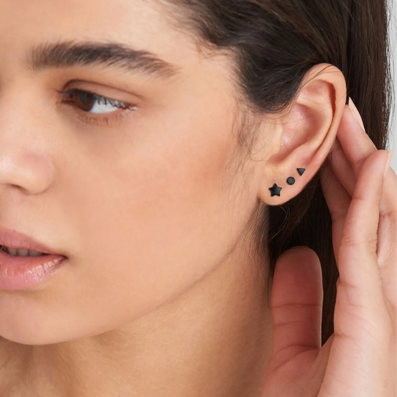 925 Sterling Silver Star Stud Earrings Gift for Women Men sold by FaithHeart product image thumbnail 2