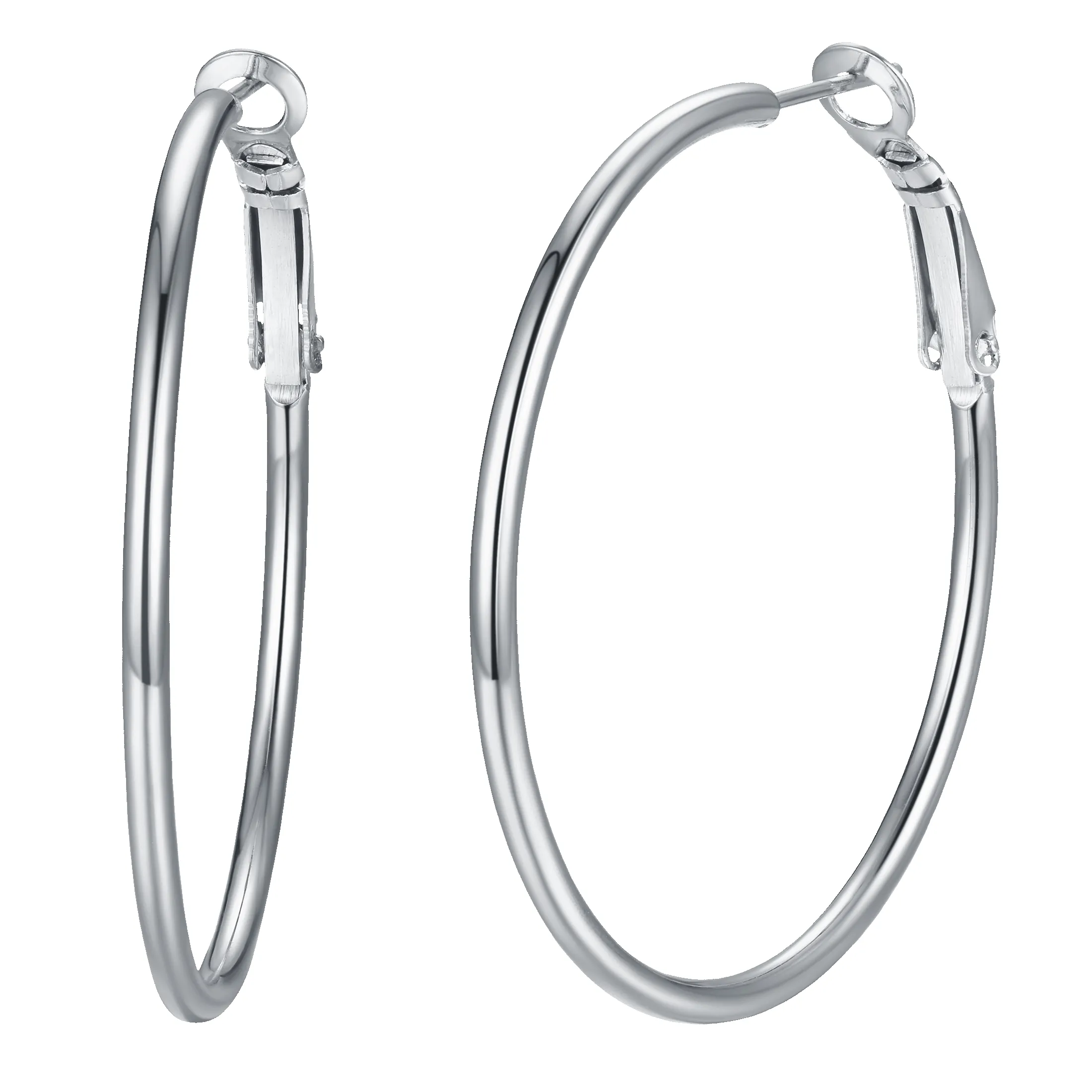 Lightweight Large Hoop Earrings for Women Lobster Clasp sold by FaithHeart