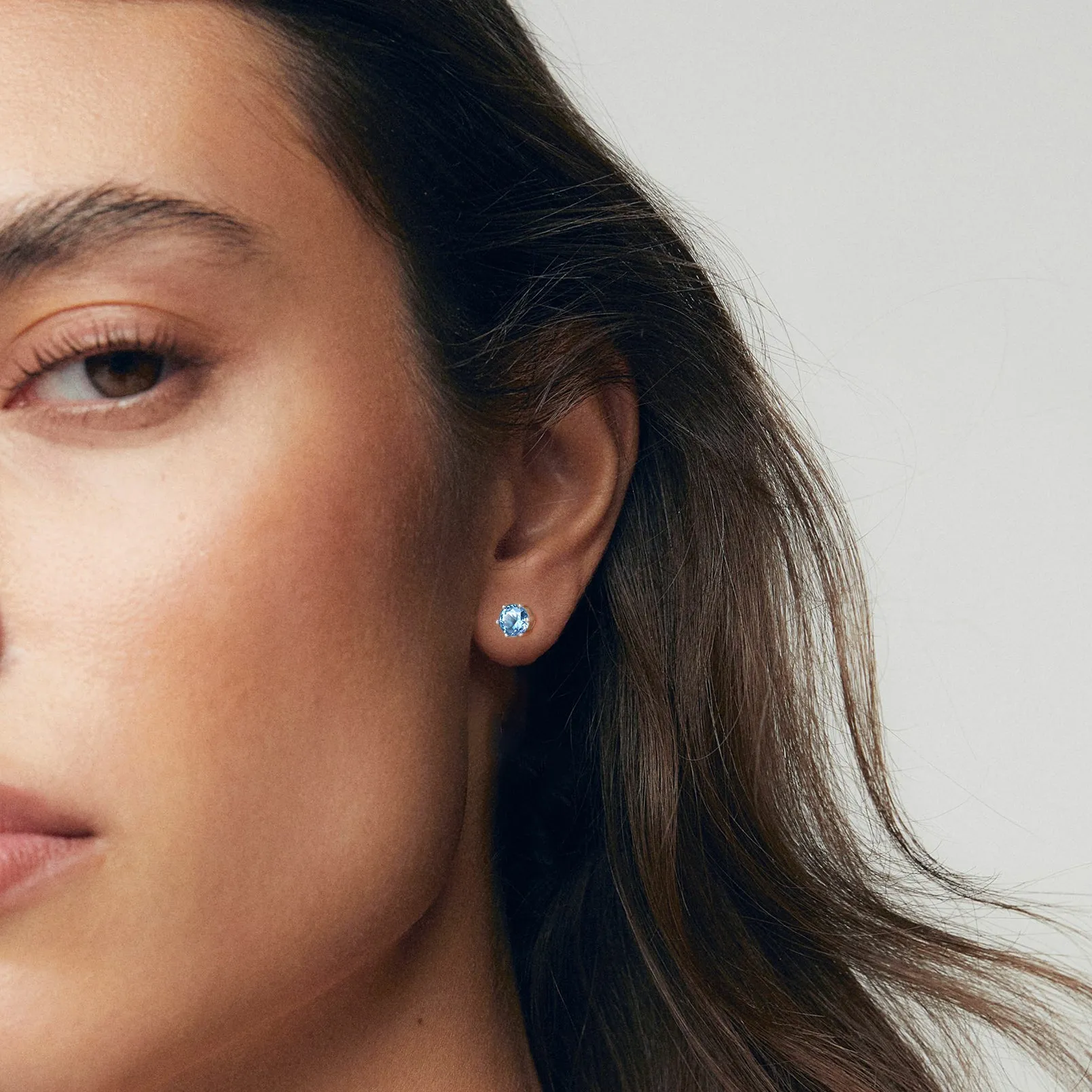 925 Sterling Silver Birthstone Stud Earrings for Women sold by FaithHeart product image thumbnail 3